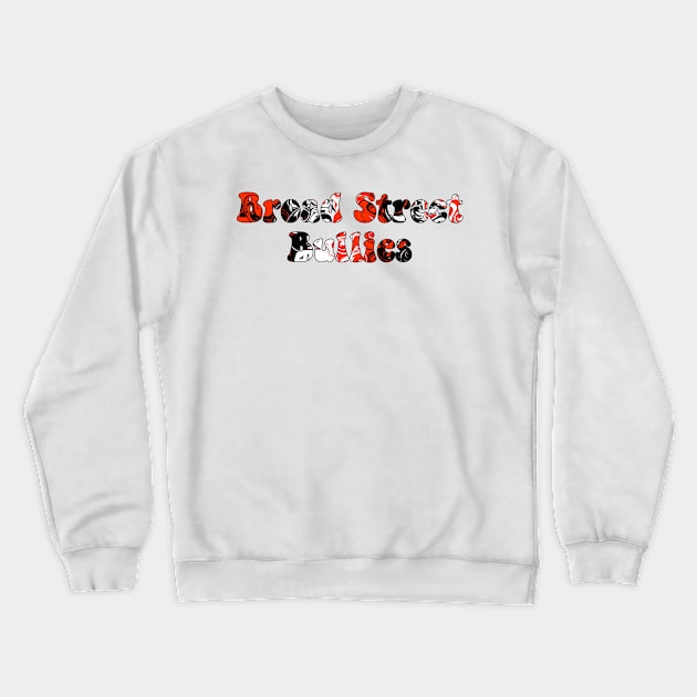 Broad Street Bullies Swirls (Bubble) Crewneck Sweatshirt by cartershart